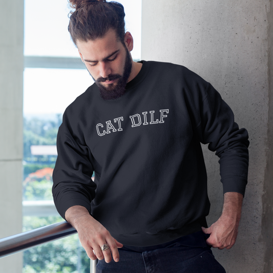 CAT DILF Crewneck Sweatshirt